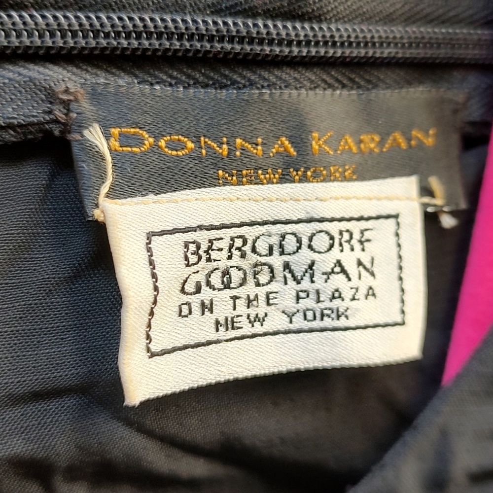 Donna Karen Bergdorf Goodman  Exclusive Black Sleeveless Dress - Picture 3 of 4